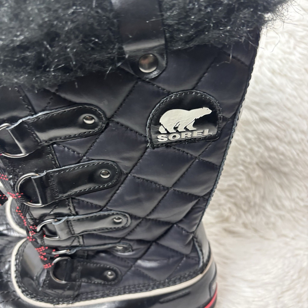 Sorel Joan of Arctic Waterproof Winter Boots Black Sz 9 - Picture 5 of 12